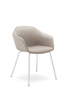 Конференц-кресло LD SEATING RIVA RI-02 WHITE на ножках