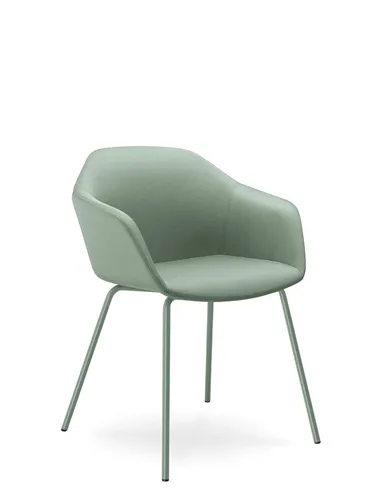 Конференц-крісло LD SEATING RIVA RI-02 GREEN на ніжках