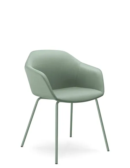 Конференц-крісло LD SEATING RIVA RI-02 GREEN на ніжках
