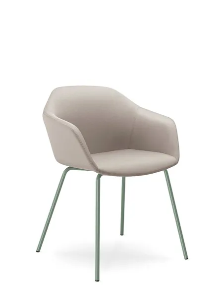 Конференц-крісло LD SEATING RIVA RI-02 GREEN на ніжках