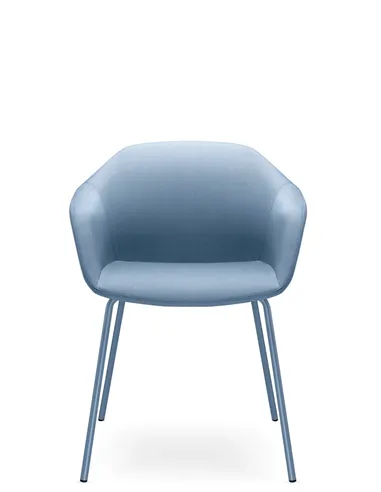 Конференц-крісло LD SEATING RIVA RI-02 BLUE на ніжках