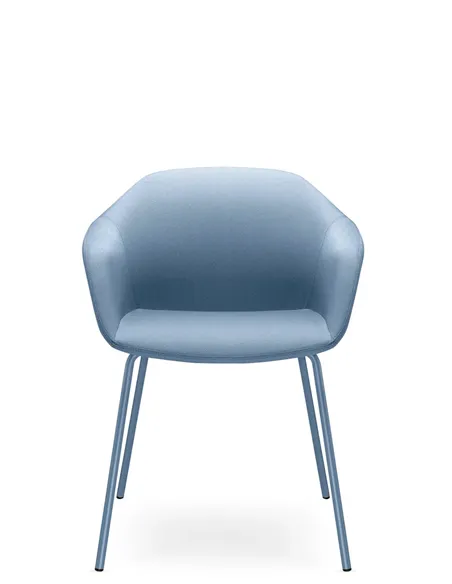 Конференц-крісло LD SEATING RIVA RI-02 BLUE на ніжках