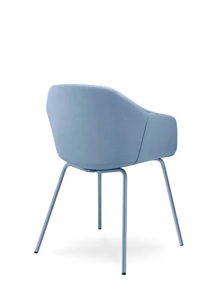 Конференц-крісло LD SEATING RIVA RI-02 BLUE на ніжках
