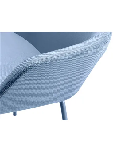 Конференц-крісло LD SEATING RIVA RI-02 BLUE на ніжках