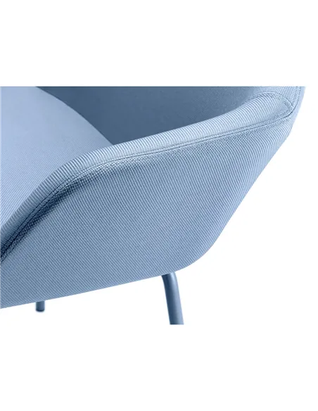 Конференц-крісло LD SEATING RIVA RI-02 BLUE на ніжках