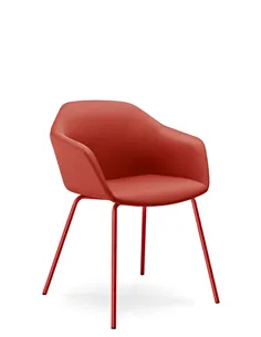 Конференц-кресло LD SEATING RIVA RI-02 SIGNAL RED на ножках