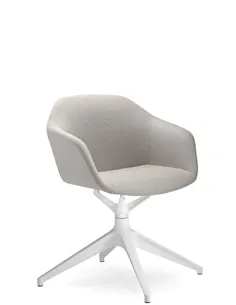 Конференц-кресло LD SEATING RIVA RI-02, F01-WH