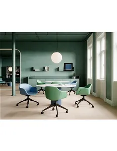 Конференц-крісло LD SEATING RIVA RI-02, F02-BL 2
