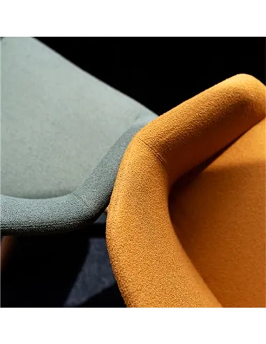 Конференц-крісло LD SEATING RIVA RI-02, F02-WH, на колесах