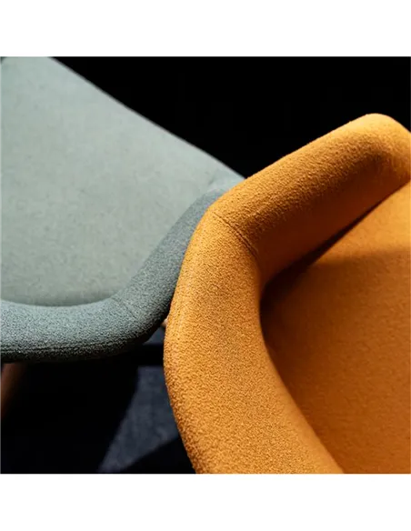 Конференц-крісло LD SEATING RIVA RI-02, F02-WH, на колесах