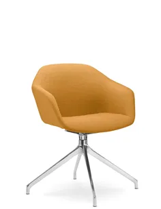 Конференц-крісло LD SEATING RIVA RI-02, F70-N6, на алюмінієвій хрестовині