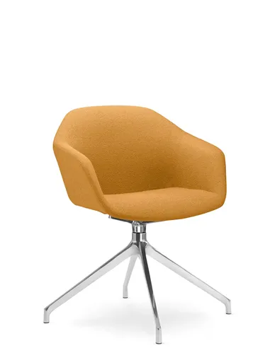 Конференц-крісло LD SEATING RIVA RI-02, F70-N6, на алюмінієвій хрестовині