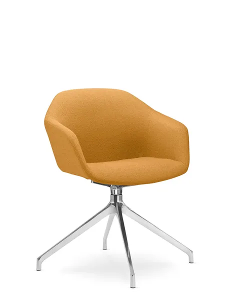 Конференц-крісло LD SEATING RIVA RI-02, F70-N6, на алюмінієвій хрестовині
