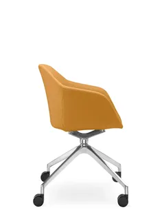 Конференц-крісло LD SEATING RIVA RI-02, F75-N6, на колесах 2