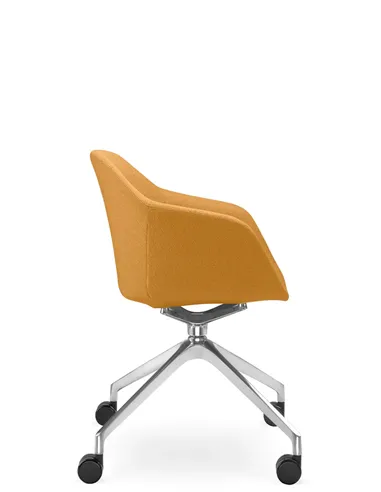 Конференц-крісло LD SEATING RIVA RI-02, F75-N6, на колесах