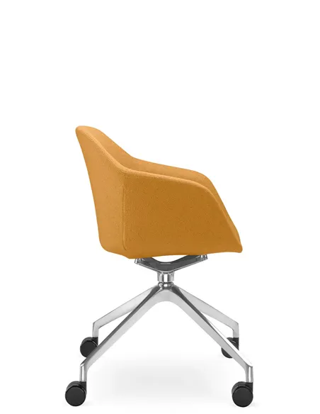 Конференц-крісло LD SEATING RIVA RI-02, F75-N6, на колесах