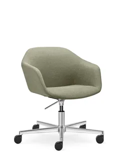 Конференц-крісло LD SEATING RIVA RI-02, F37-N6, на колесах