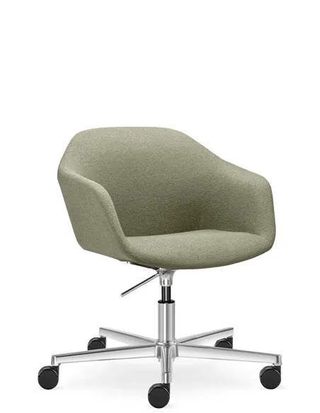 Конференц-крісло LD SEATING RIVA RI-02, F37-N6, на колесах