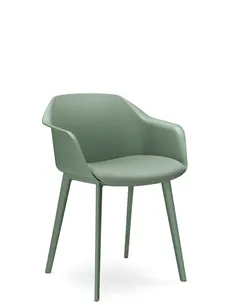 Крісло для відвідувача LD SEATING RIVA RI-01-PP на ніжках, з м'яким сидінням