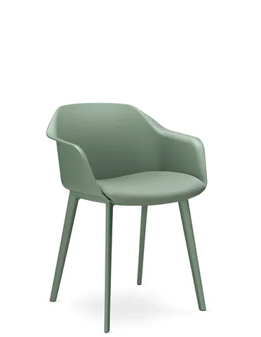 Крісло для відвідувача LD SEATING RIVA RI-01-PP на ніжках, з м'яким сидінням