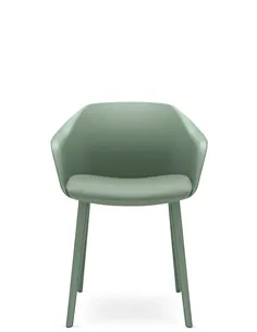 Крісло для відвідувача LD SEATING RIVA RI-01-PP на ніжках, з м'яким сидінням 2