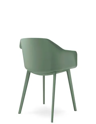Крісло для відвідувача LD SEATING RIVA RI-01-PP на ніжках, з м'яким сидінням