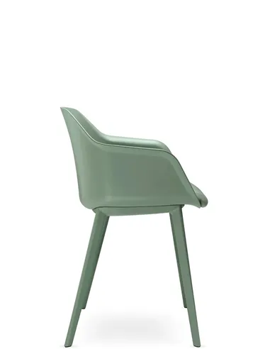 Крісло для відвідувача LD SEATING RIVA RI-01-PP на ніжках, з м'яким сидінням