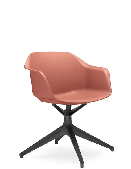 Крісло для відвідувача LD SEATING RIVA RI-01, F01-BL