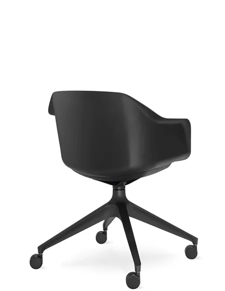 Кресло для посетителя LD SEATING RIVA RI-01, F02-BL, с мягким сиденьем