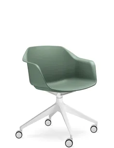 Крісло для відвідувача LD SEATING RIVA RI-01, F02-WH