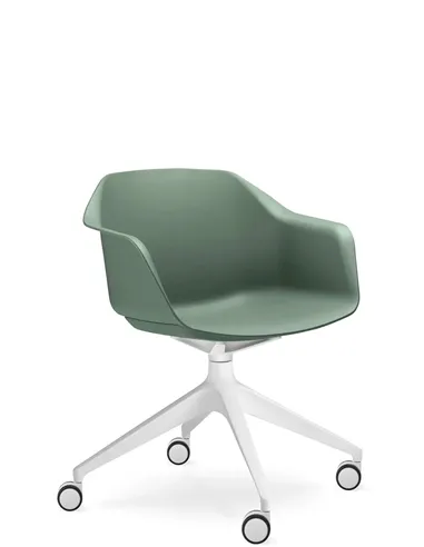 Крісло для відвідувача LD SEATING RIVA RI-01, F02-WH