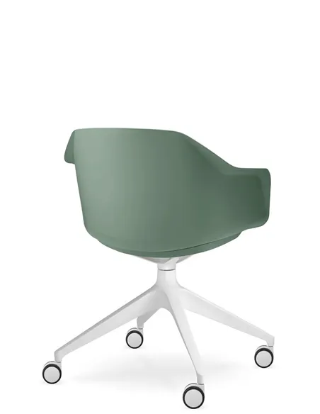 Крісло для відвідувача LD SEATING RIVA RI-01, F02-WH
