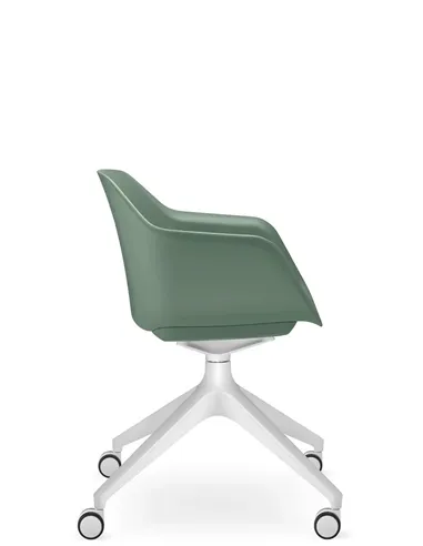 Крісло для відвідувача LD SEATING RIVA RI-01, F02-WH