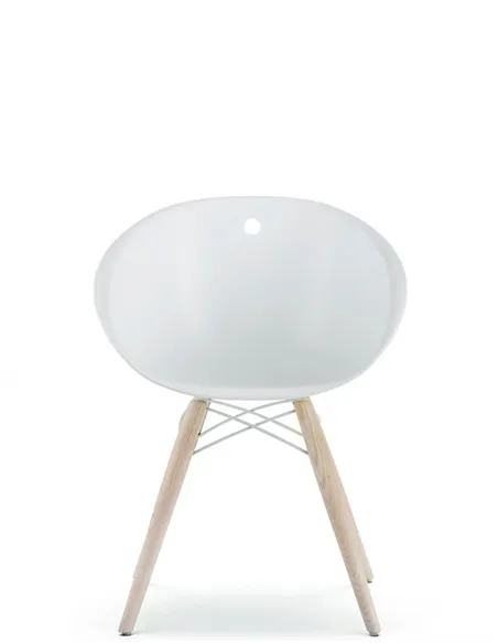 Стул PEDRALI GLISS WOOD 904 белый