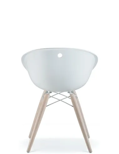 Стул PEDRALI GLISS WOOD 904 белый
