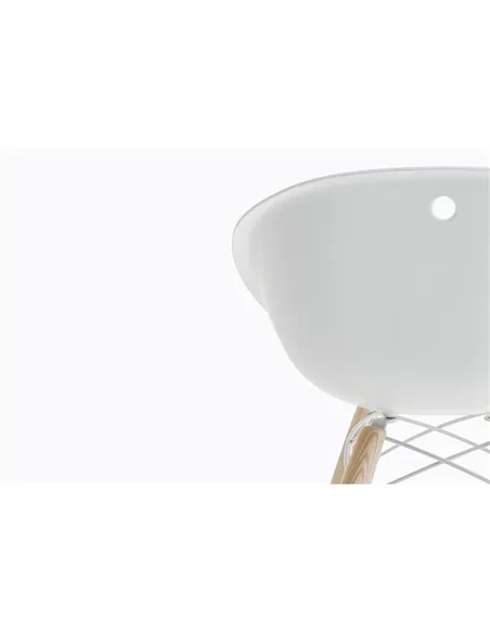 Стул PEDRALI GLISS WOOD 904 белый