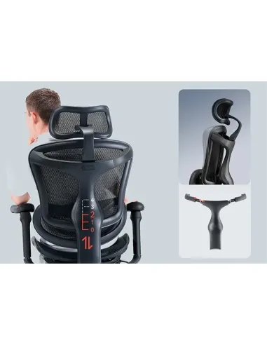 Крісло SIHOO DORO-C300 BLACK ергономічне