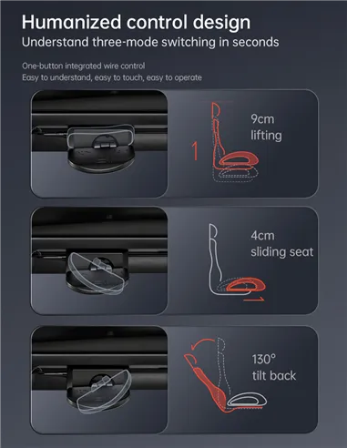 Крісло SIHOO M97 BLACK ергономічне