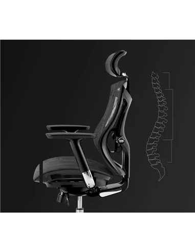Крісло SIHOO V1 BLACK ергономічне