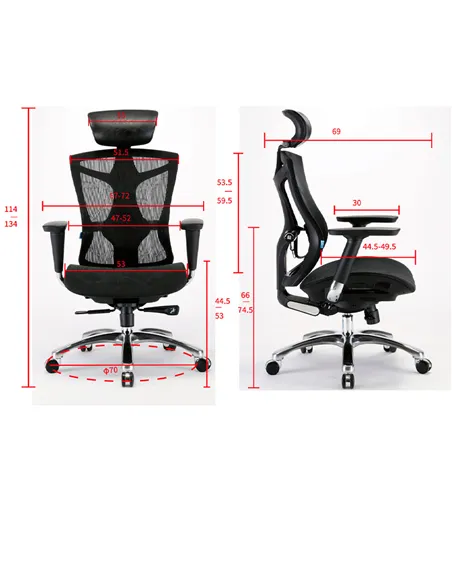Крісло SIHOO V1 BLACK ергономічне