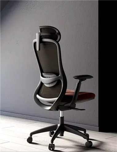 Крісло KRESLALUX SILKY GHB BLACK, ергономічне