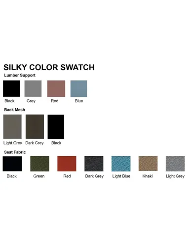 Крісло KRESLALUX SILKY GHB BLACK, ергономічне