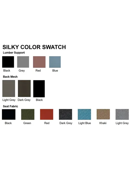 Крісло KRESLALUX SILKY GHB DARK GREY, ергономічне