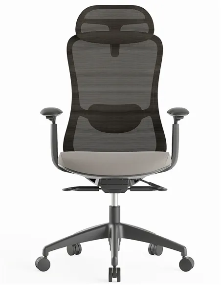 Крісло KRESLALUX SILKY GHB LIGHT GREY, ергономічне