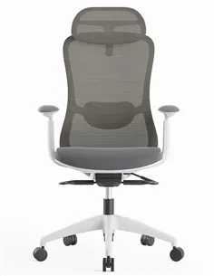 Крісло KRESLALUX SILKY GHW GREY, ергономічне 2