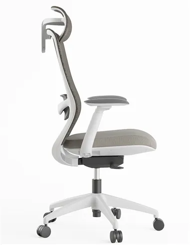 Крісло KRESLALUX SILKY GHW LIGHT GREY, ергономічне