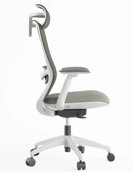 Крісло KRESLALUX SILKY GHW LIGHT GREY, ергономічне