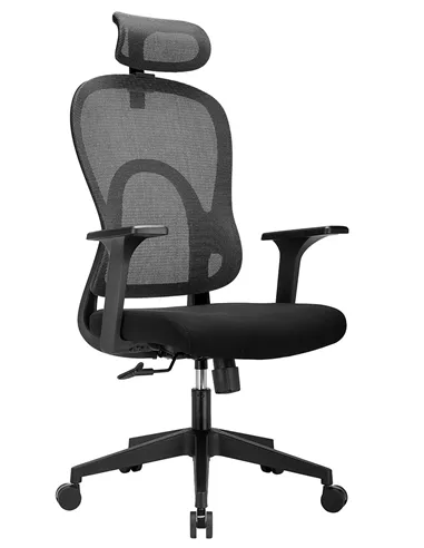 Крісло KRESLALUX GO-SIT 645-1A BLACK, ергономічне