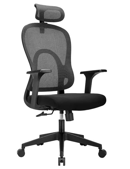 Крісло KRESLALUX GO-SIT 645-1A BLACK, ергономічне