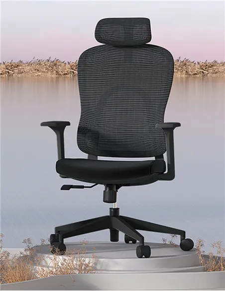 Крісло KRESLALUX GO-SIT 645-1A BLACK, ергономічне